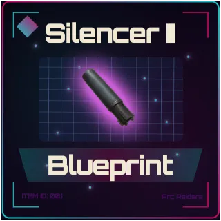 Silencer II Blueprint - Arc Raiders