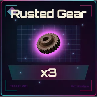 Rusted Gear x3 - Arc Raiders