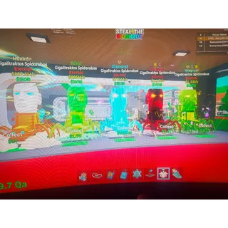 Bundle of spiders in steal the 