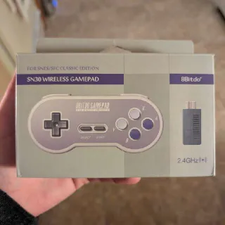 8Bitdo SN30 2.4G Wireless Controller SNES SFC Classic Console Discontinued