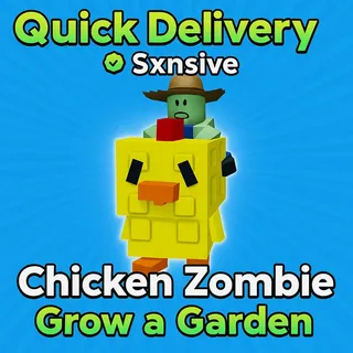 Chicken Zombie Grow a Garden