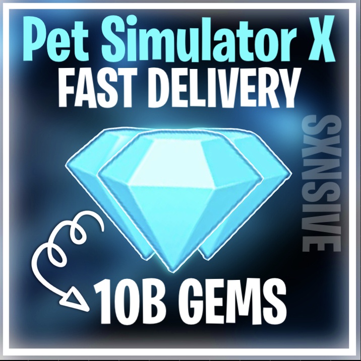 Pet Simulator X | 10B Gems - Game Items - Gameflip