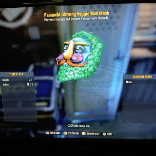 Glowing Veggie Man Mask