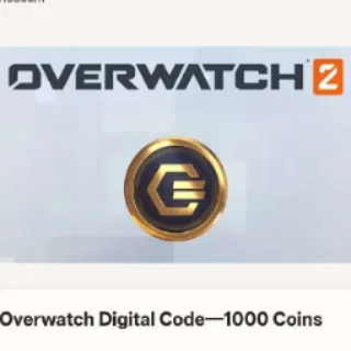 Overwatch 2 Digital Gift Card →1000 Coins