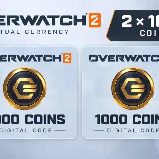 Overwatch 2 Digital Gift Card →1000 Coins