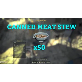 Canned meat stew