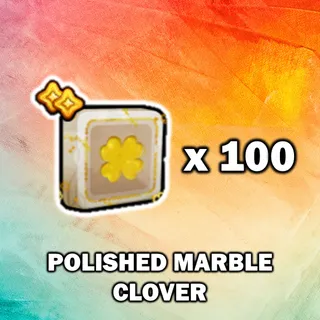 Polished Marble Clover