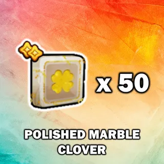 Polished Marble Clover
