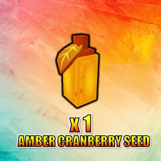 Amber Cranberry Seed