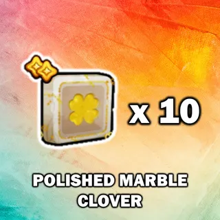 Polished Marble Clover
