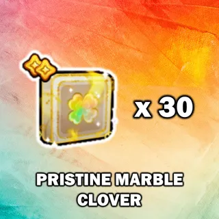 Pristine Marble Clover