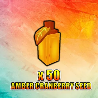 Amber Cranberry Seed