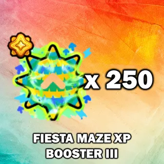 Fiesta Maze XP Booster III
