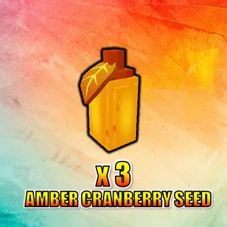 Amber Cranberry Seed