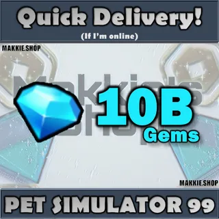 10 Billion Gems | Pet Simulator 99