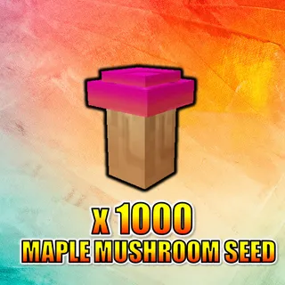 Maple Mushroom Seed