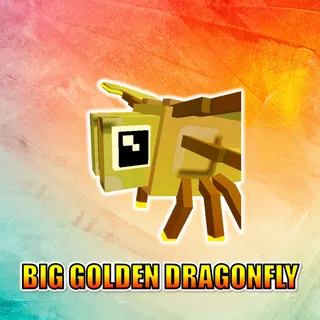 Big Golden Dragonfly
