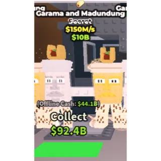 GARAMA AND MADUNDUNG 150M/S