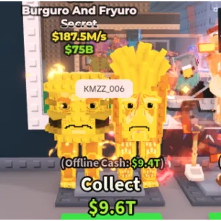187.5M/S GOLD BURGURO AND FRYURO STEAL A BRAINROT
