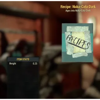 Nuka Cola Dark Recipe