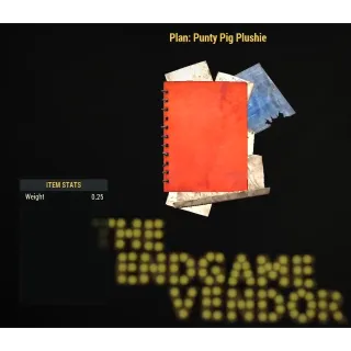 Punty Pig Plushie Plan