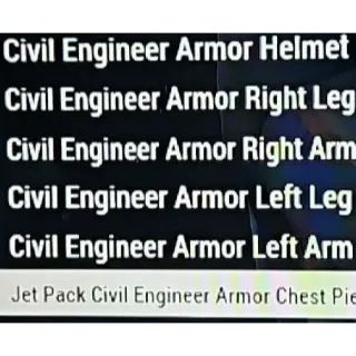 Civil Engineer Set + Jetpack Chest