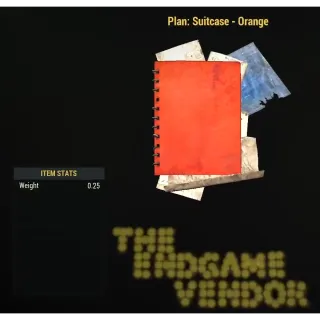 Suitcase - Orange Plan