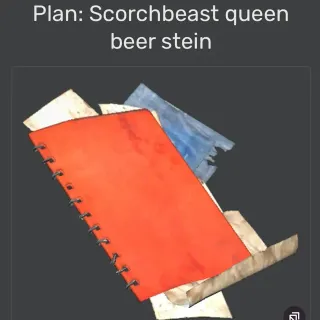 Scorchbeast Queen Beer Stein Plan