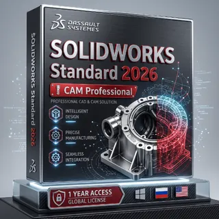 SOLIDWORKS 2026 Standard + CAM Professional | Full Features CAD/CAM