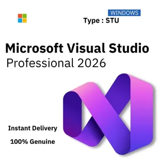 Microsoft Visual Studio 2026 Professional (Online/1 Machine)| Instance delivery