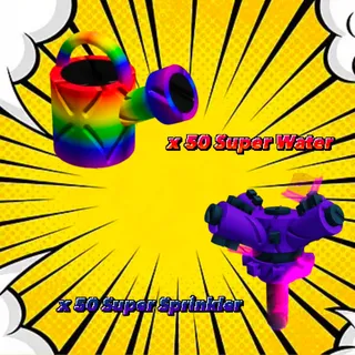 Super Sprinkler And Super Water Bundles | Grow a Garden 2