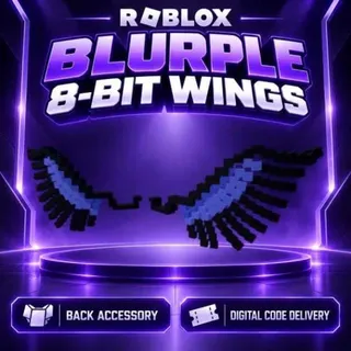 Roblox 20th Anniversary - Blurple 8-Bit Wings Code (Back Accessory)