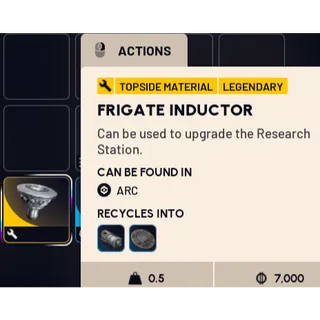 Frigate Inductor x1 - Arc Raiders