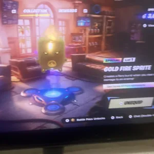 Gold Fire Sprite