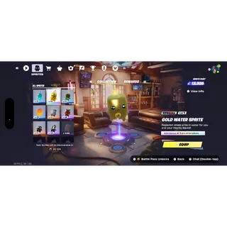 Fortnite Gold Water Sprite