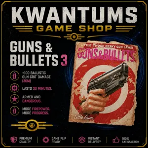 Guns & Bullets 3 X100