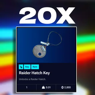  ARC RAIDERS 20X  Raider Hatch Key