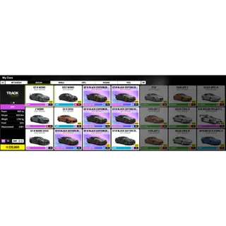 FORZA HORIZON 6 ALL CARS
