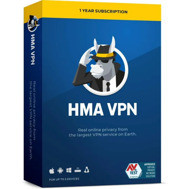 HMA! Pro VPN 1 Year Unlimited Device GLOBAL VPN Software