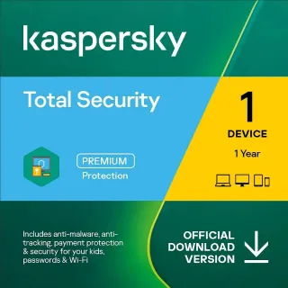 Kaspersky Total Security   1 PC 1 Year GLOBAL   key 