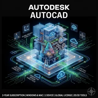 Autodesk AutoCAD – 3-Year EDC Subscription | Windows & Mac | Fast Delivery