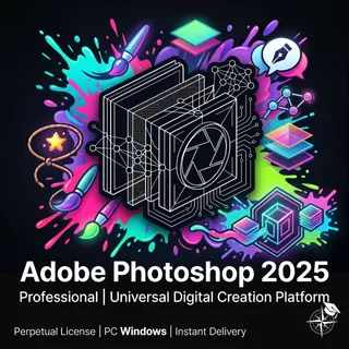 Adobe Photoshop 2025 Pro – Genuine Lifetime Serial Key (Windows) – Instant Delivery