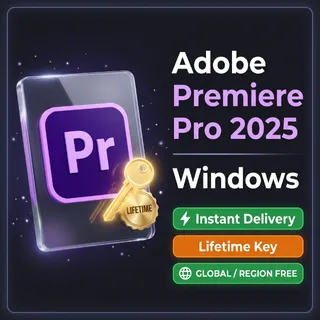Adobe Premiere Pro 2025 PC • Genuine Lifetime Serial Key • Instant Delivery