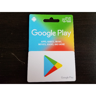Google Play Card 500 Card Value