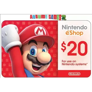 $20.00 USD Nintendo eShop USA ONLY original code FAST DELIVERY 20 Nintendo