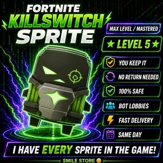 Fortnite Killswitch Sprite — Max Level / Mastered Level 5
