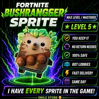 Fortnite Bushranger — Max Level / Mastered Level 5