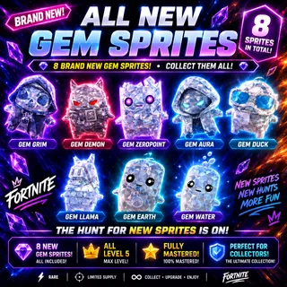 💎 All Gem Sprites Bundle — Fully Mastered Level 5
