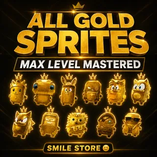 All 11 Gold Sprites Max Level Mastered (You Keep Them All)