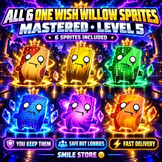 Fortnite All 6 One Wish Willow Sprites Mastered | Level 5 | You Keep Forever